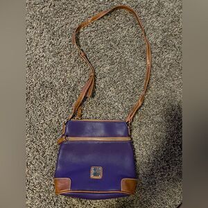 Purple Faux Leather Purse